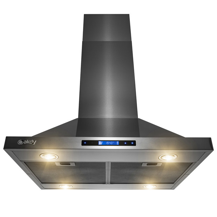 AKDY 30" Akdy 343 Convertible Island Range Hood & Reviews Wayfair